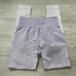 AYBL Workout Athletic Purple Ombré Leggings - Size Small - Super flattering